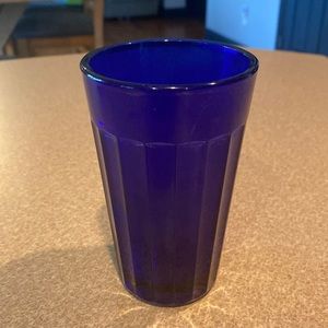 Small Cobalt Blue Glass Tumbler